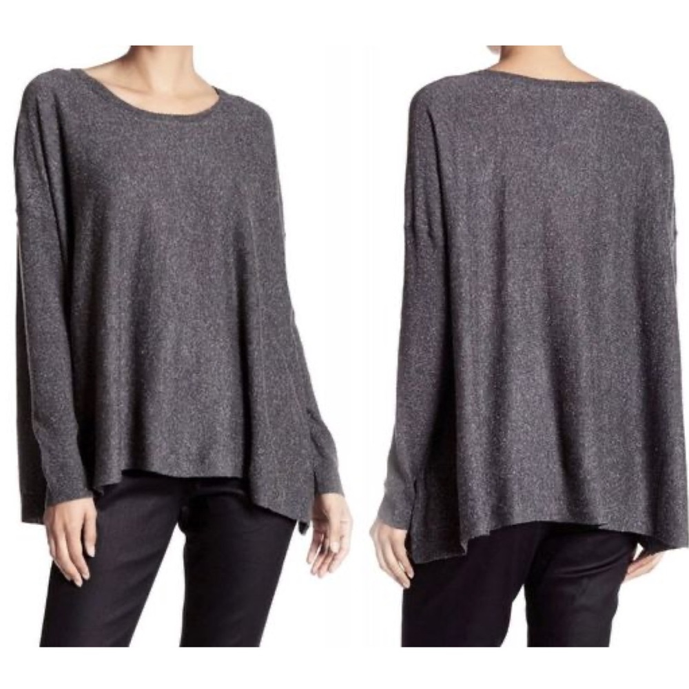 Eileen Fisher Weightless Wool Box Sweater sz XS/TP